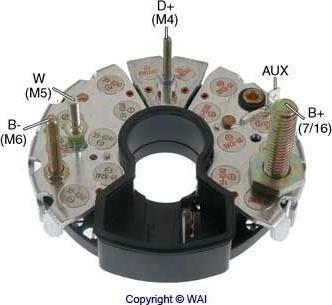 WAI IBR954 - Ispravljac, alternator www.molydon.hr