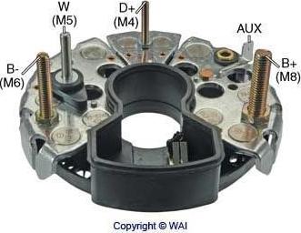 WAI IBR955 - Ispravljac, alternator www.molydon.hr