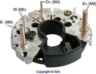 WAI IBR989 - Ispravljac, alternator www.molydon.hr