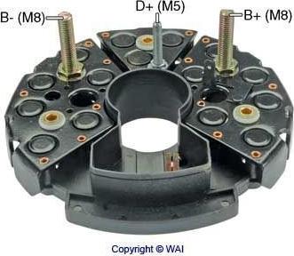 WAI IBR973 - Ispravljac, alternator www.molydon.hr