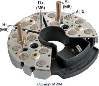 WAI IBR550 - Ispravljac, alternator www.molydon.hr