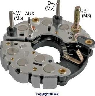 WAI IBR353 - Ispravljac, alternator www.molydon.hr