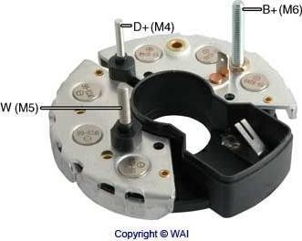 WAI IBR314 - Ispravljac, alternator www.molydon.hr