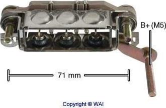 WAI IMR7139 - Ispravljac, alternator www.molydon.hr