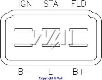 WAI IN551 - Regulator napona generatora www.molydon.hr