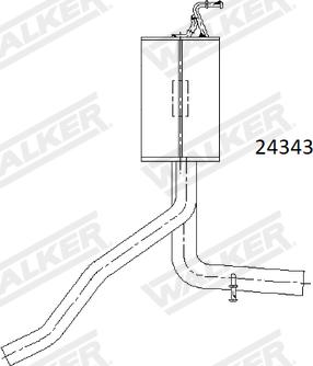 Walker 24343 - Zadnji Ispušni lonac www.molydon.hr