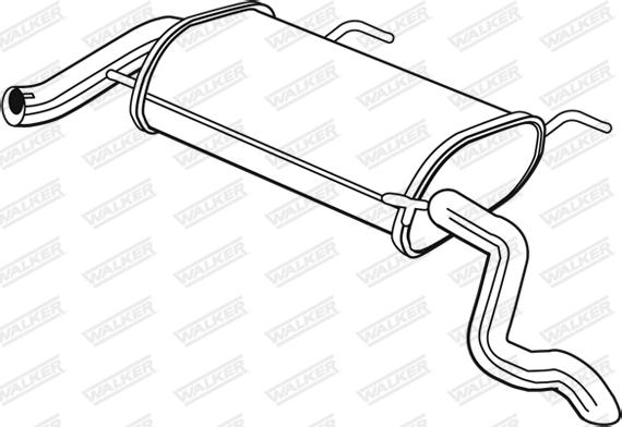 Walker 25098 - Zadnji Ispušni lonac www.molydon.hr