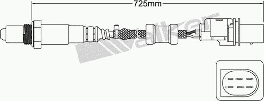 Walker 250-25035 - Lambda-sonda www.molydon.hr