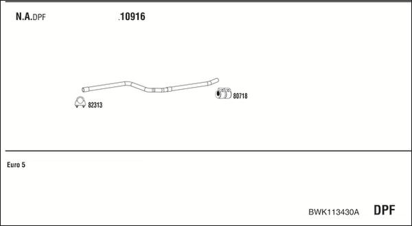 Walker BWK113430A - Ispušni sistem www.molydon.hr