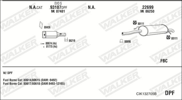 Walker CIK132705B - Ispušni sistem www.molydon.hr