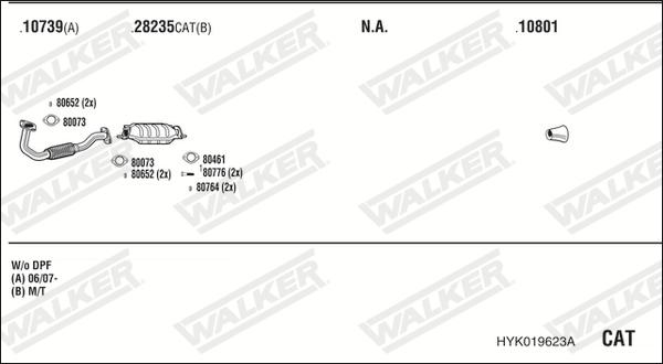 Walker HYK019623A - Ispušni sistem www.molydon.hr