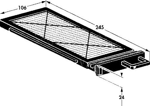 Webasto 82D0325049A - Filter kabine www.molydon.hr