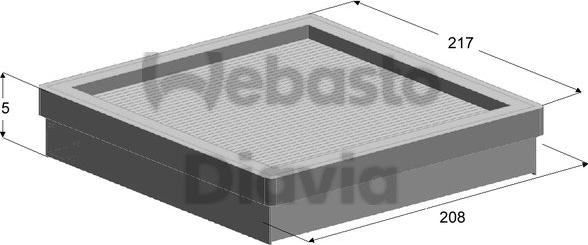 Webasto 82D0325150A - Filter kabine www.molydon.hr