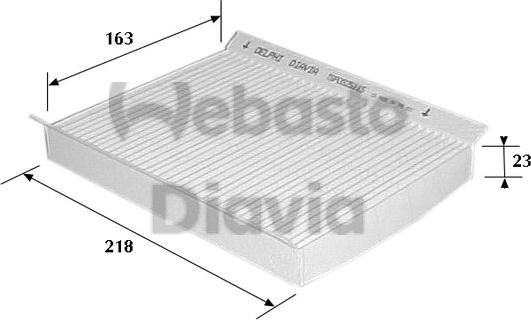 Webasto 82D0325152A - Filter kabine www.molydon.hr