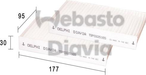 Webasto 82D0325165A - Filter kabine www.molydon.hr