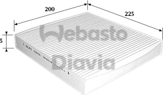 Webasto 82D0325108A - Filter kabine www.molydon.hr