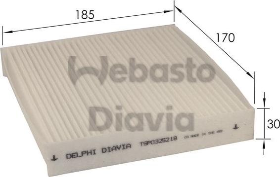 Webasto 82D0325218A - Filter kabine www.molydon.hr