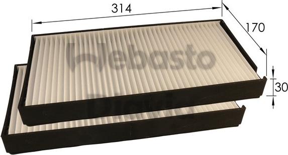 Webasto 82D0325212A - Filter kabine www.molydon.hr