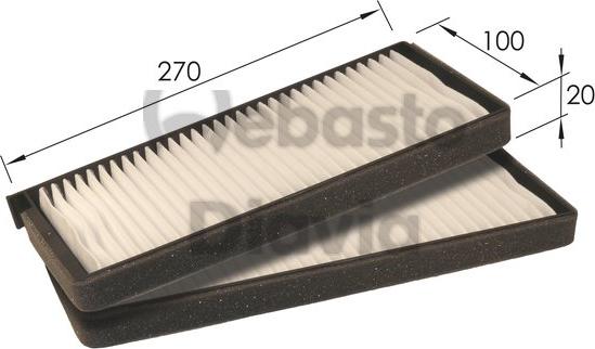 Webasto 82D0325230A - Filter kabine www.molydon.hr