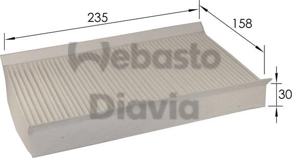 Webasto 82D0325225A - Filter kabine www.molydon.hr