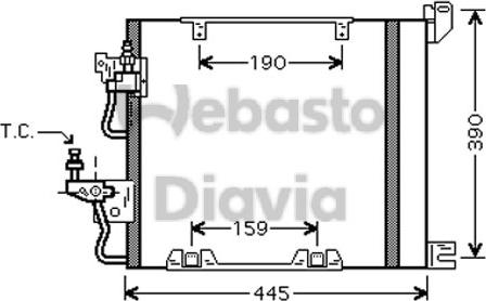 Webasto 82D0226199MA - Kondenzator, klima-Uređaj www.molydon.hr