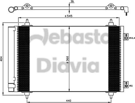 Webasto 82D0226238MA - Kondenzator, klima-Uređaj www.molydon.hr