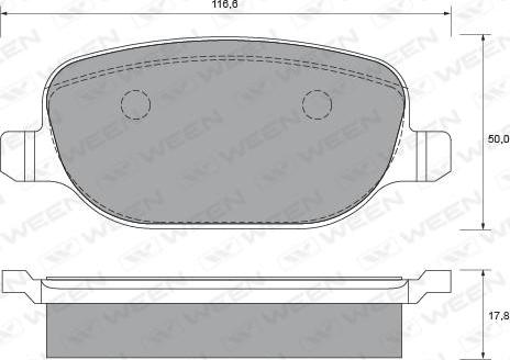 KRAFT AUTOMOTIVE 6016730 - Komplet Pločica, disk-kočnica www.molydon.hr