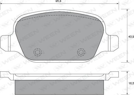 Remsa BPM0727.20 - Komplet Pločica, disk-kočnica www.molydon.hr