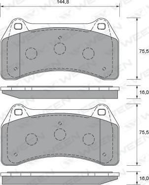 Remsa 895 00 - Komplet Pločica, disk-kočnica www.molydon.hr