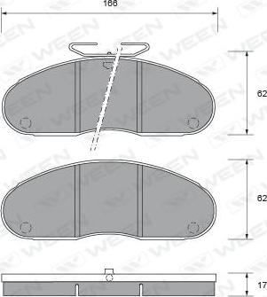 Juratek JCP0791 - Komplet Pločica, disk-kočnica www.molydon.hr