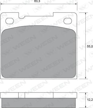 ACDelco AC058438D - Komplet Pločica, disk-kočnica www.molydon.hr