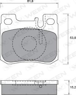 Roulunds Rubber 622381 - Komplet Pločica, disk-kočnica www.molydon.hr