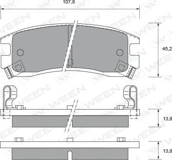 Magneti Marelli 363700203087 - Komplet Pločica, disk-kočnica www.molydon.hr