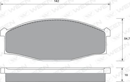 Remsa D1121 - Komplet Pločica, disk-kočnica www.molydon.hr