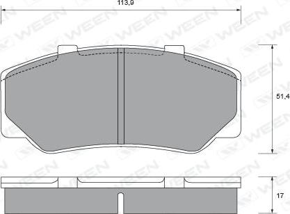 TRW Engine Component GDB329 - Komplet Pločica, disk-kočnica www.molydon.hr