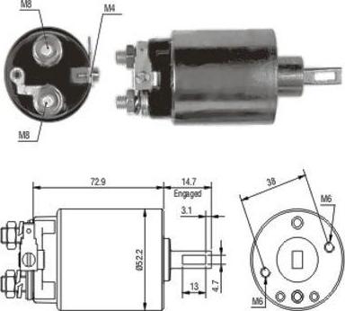 WE PARTS 471480055 - Elektromagnetni Prekidač, starter www.molydon.hr