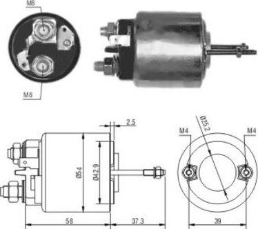 WE PARTS 471480009 - Elektromagnetni Prekidač, starter www.molydon.hr