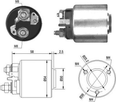 WE PARTS 471480011 - Elektromagnetni Prekidač, starter www.molydon.hr