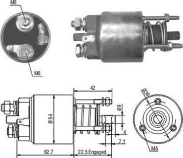 WE PARTS 471480081 - Elektromagnetni Prekidač, starter www.molydon.hr