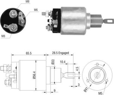 WE PARTS 471480031 - Elektromagnetni Prekidač, starter www.molydon.hr