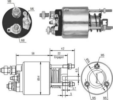 WE PARTS 471480078 - Elektromagnetni Prekidač, starter www.molydon.hr