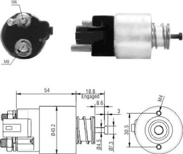 WE PARTS 471480155 - Elektromagnetni Prekidač, starter www.molydon.hr