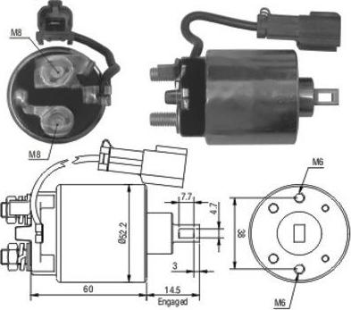 WE PARTS 471480150 - Elektromagnetni Prekidač, starter www.molydon.hr