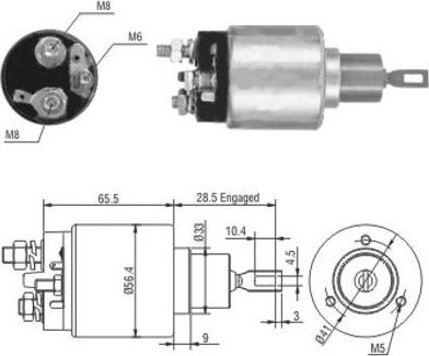 WE PARTS 471480164 - Elektromagnetni Prekidač, starter www.molydon.hr