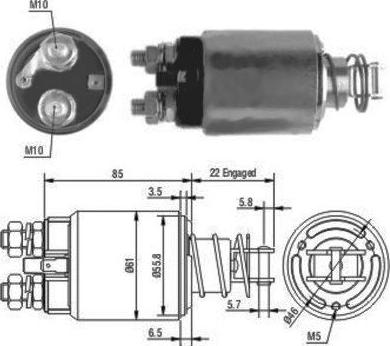 WE PARTS 471480119 - Elektromagnetni Prekidač, starter www.molydon.hr