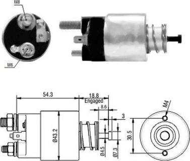 WE PARTS 471480135 - Elektromagnetni Prekidač, starter www.molydon.hr