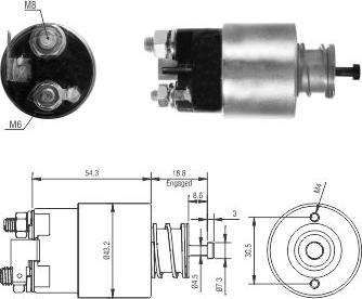 WE PARTS 471480251 - Elektromagnetni Prekidač, starter www.molydon.hr