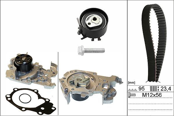 Wilmink Group WG1251419 - Vodena pumpa sa kompletom zupčastog remena www.molydon.hr