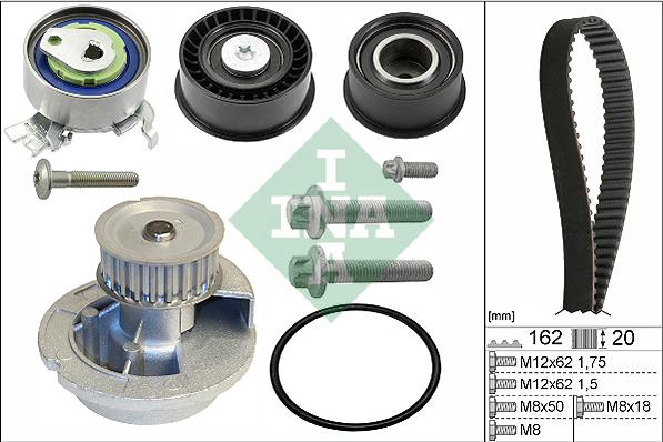 Wilmink Group WG1251800 - Vodena pumpa sa kompletom zupčastog remena www.molydon.hr