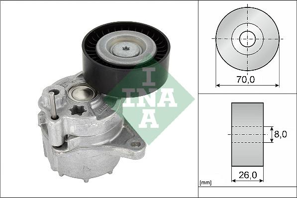 Wilmink Group WG1253570 - Natezač remena, klinasti rebrasti remen  www.molydon.hr